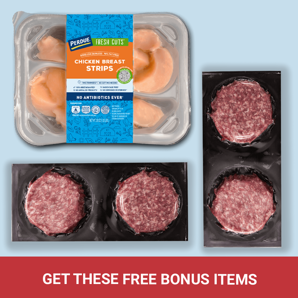 bulk organic chicken bundle plus free burgers and chicken strips